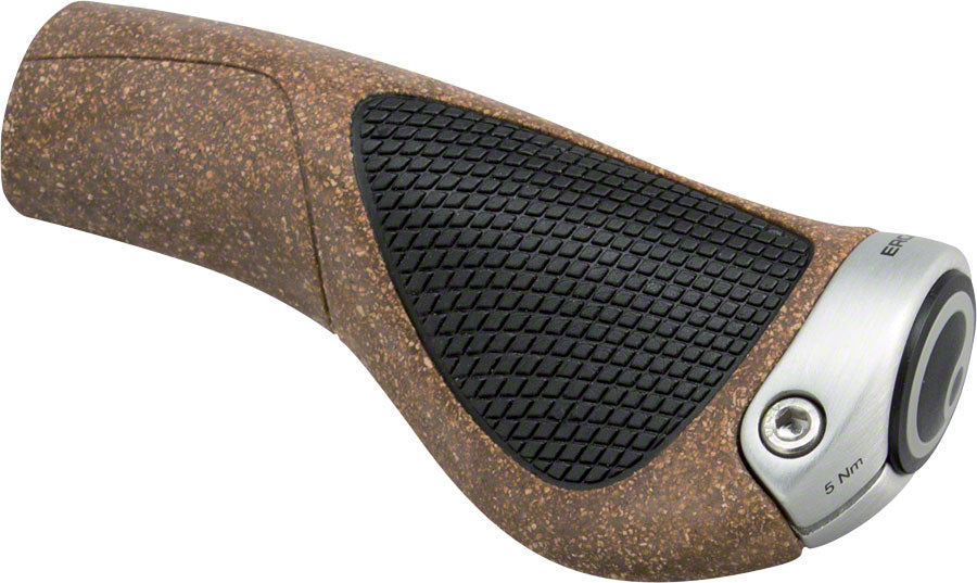 Ergon GP1 BioKork Grips - Lock-On Small Black/Tan