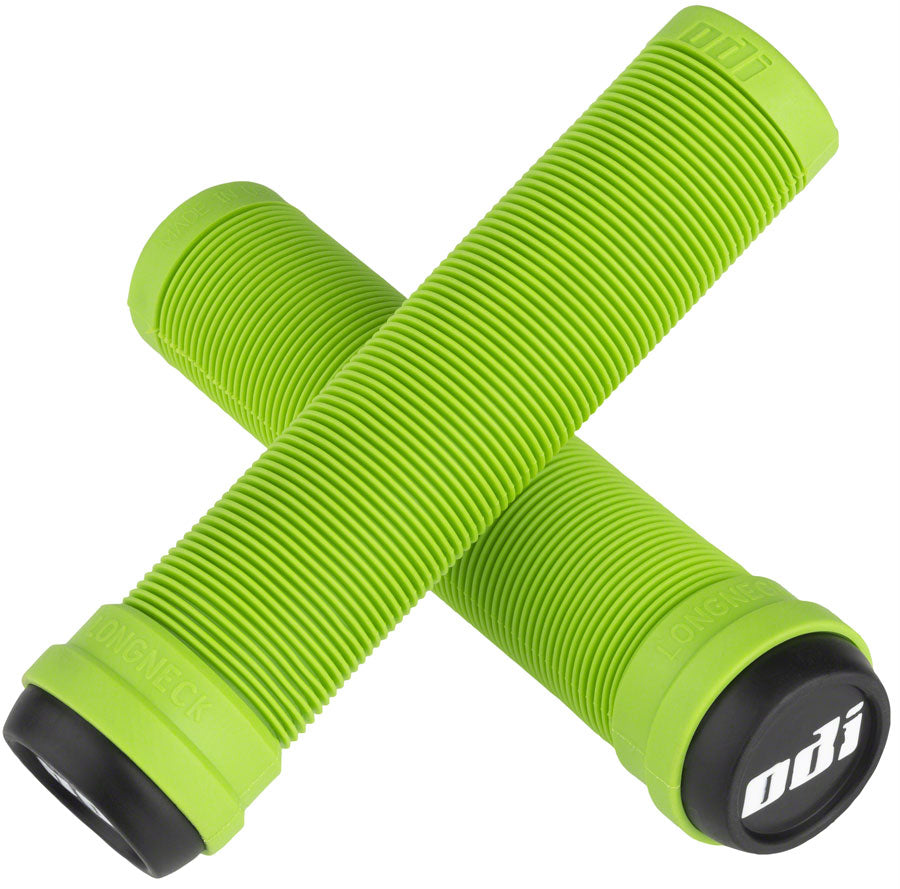 ODI Flangeless Longneck Grips - Green