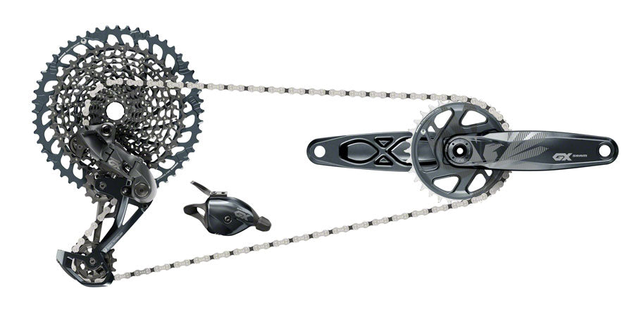 SRAM GX Eagle Groupset - 170mm Crankset 32t DUB Trigger Shifter Rear Derailleur 12-Speed 10-52t Cassette 12-Speed Chain