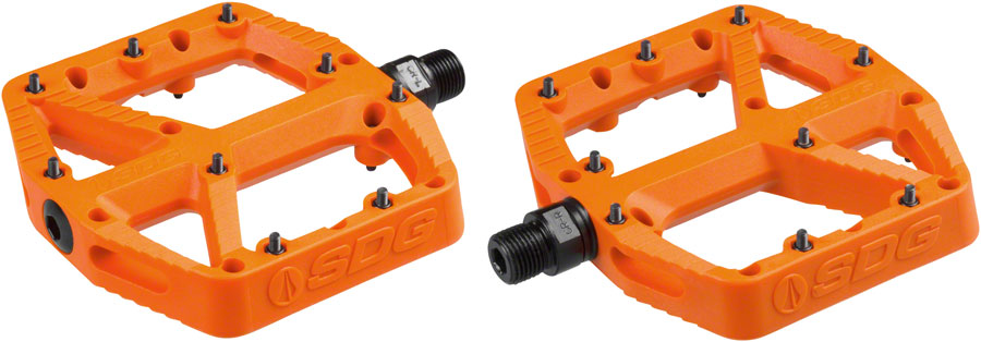 SDG Comp Pedals - Platform Composite  9/16"  Orange