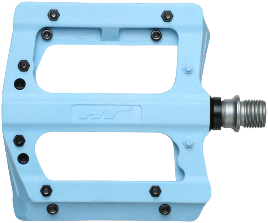 HT Components PA12A Pedals - Platform Composite 9/16" Sky Blue