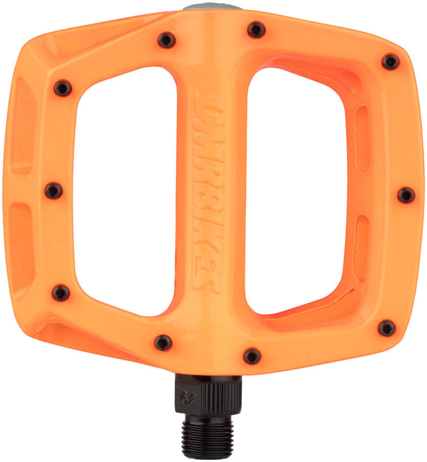 DMR V8 Pedals - Platform Aluminum 9/16" Highlighter Orange