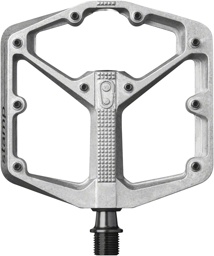 Crankbrothers Stamp 2 Pedals - Platform Aluminum 9/16" Raw Silver Large