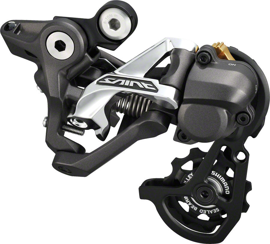 Shimano Saint RD-M820-SS1 Rear Derailleur - 10 Speed Short Cage Black