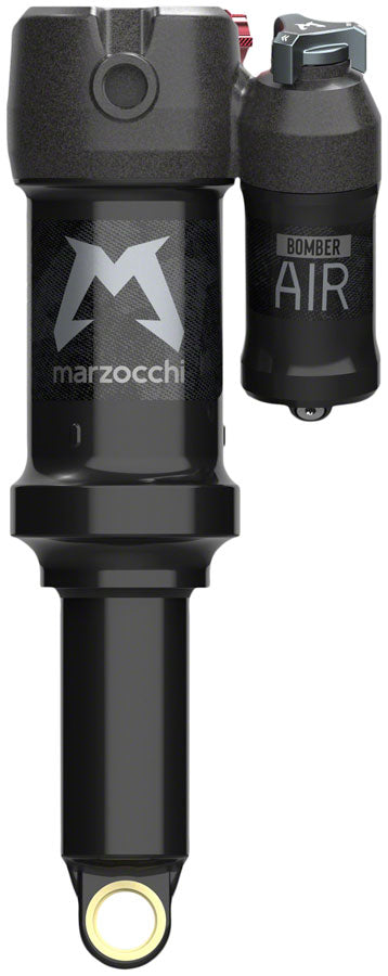 Marzocchi Bomber Air Rear Shock - Trunnion Metric 185 x 55 mm EVOL LV Sweep-Adj 0.4 Spacer BLK