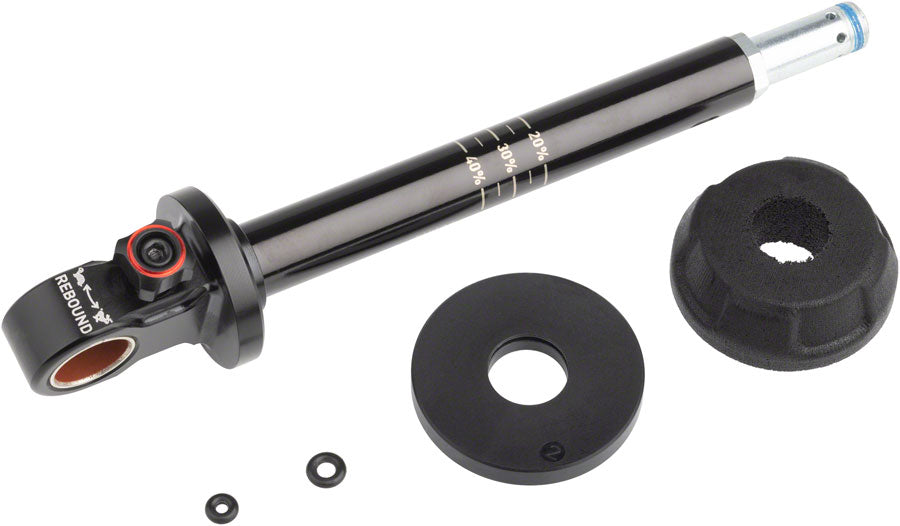 RockShox Rear Shock Damper Shaft Assembly - Super Deluxe Coil Standard Shaft Eyelet 67.5mm A1-A2