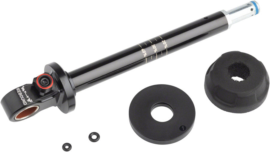 RockShox Rear Shock Damper Shaft Assembly - Super Deluxe Coil Standard Shaft Eyelet  65mm A1-A2