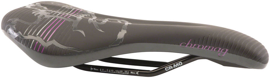 Chromag Juniper Saddle 269 x 141mm Women 283g Black/Purple