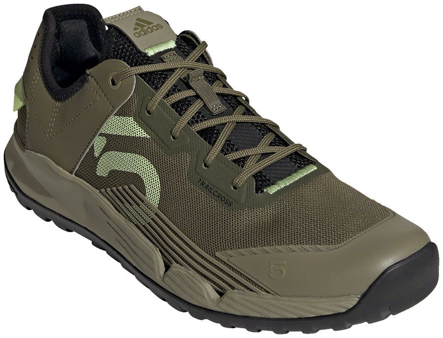 Five Ten Trailcross LT Flat Shoes - Mens Focus Olive/Pulse Lime/Orbit Green 10.5