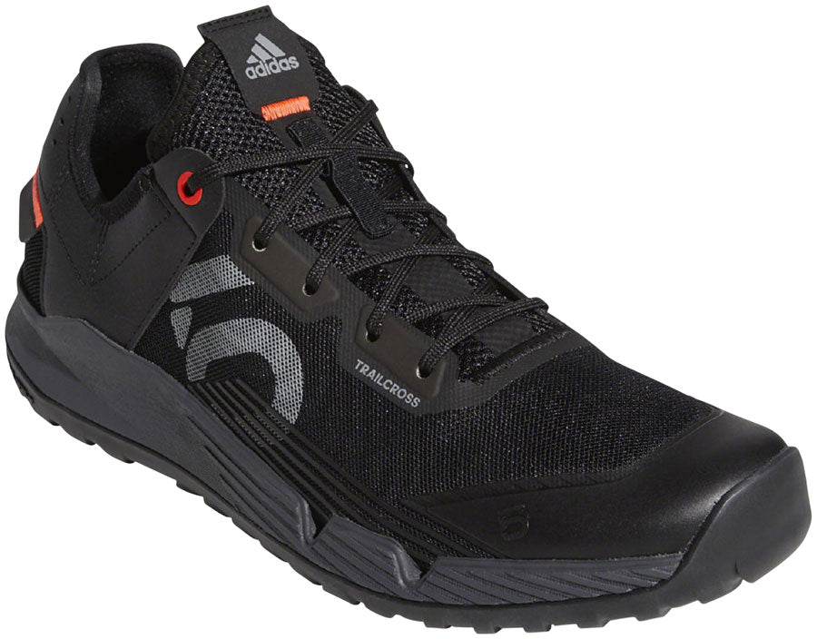 Five Ten Trailcross LT Flat Shoes - Mens Core BLK / Gray Two / Solar Red 12.5