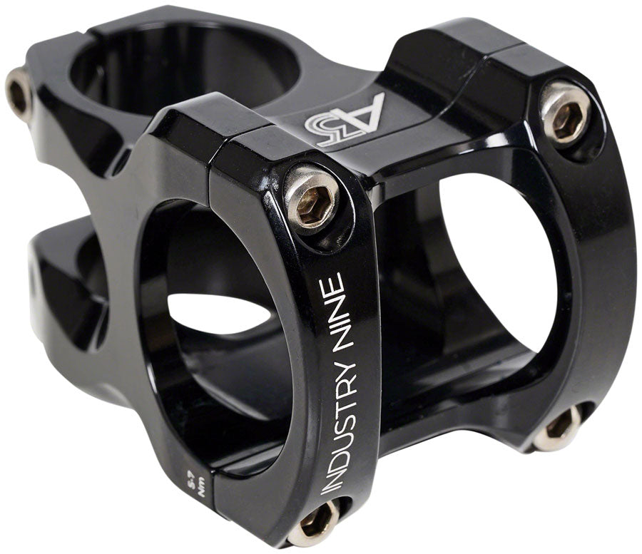 Industry Nine A318 Stem - 40mm 31.8mm Clamp +/-4.4 1 1/8" Aluminum Black