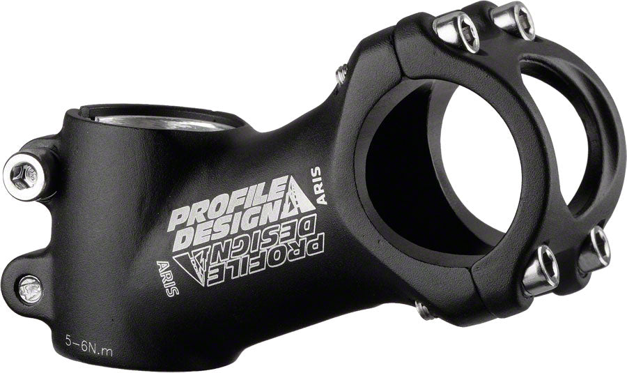 Profile Design Aris Stem - 80mm 31.8 Clamp +/-25 1 1/8" Aluminum Black