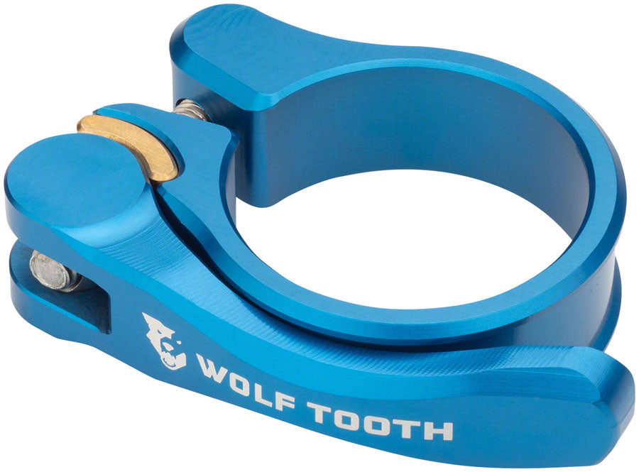 Wolf Tooth Components Quick Release Seatpost Clamp - 34.9mm Blue