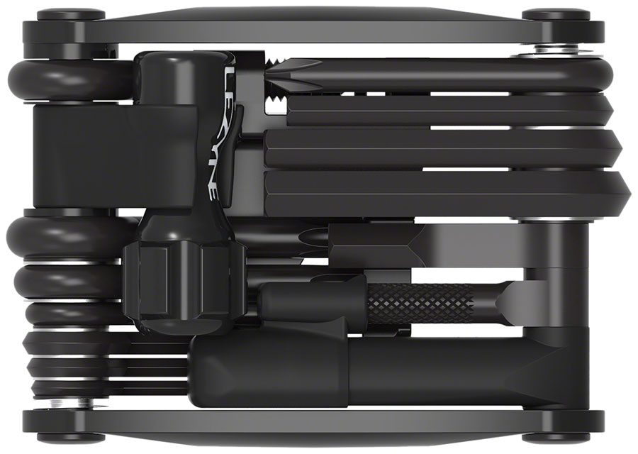 Lezyne Rap Ii - 20 Tubeless Multi Tool - 20 Tools With Chain Tool Tubeless Plug Kit Co2 Inflator BLK