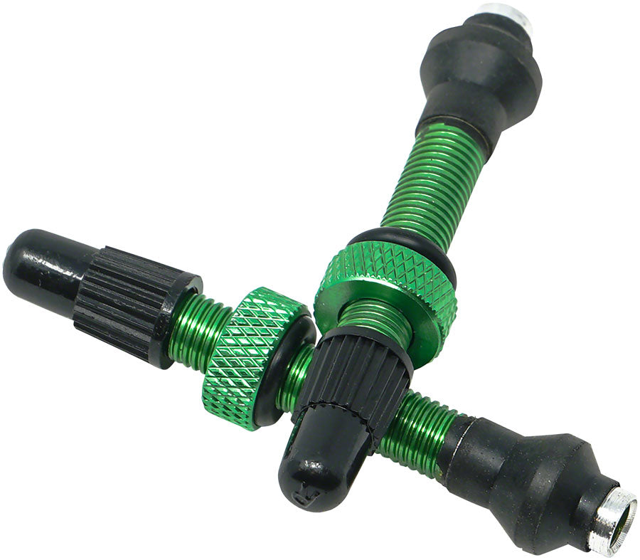 Industry Nine Tubeless Valves - 40mm Green Pair