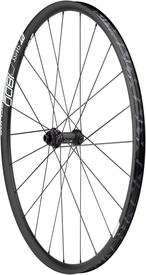 DT Swiss C 1800 Spline Front Wheel - 700 12 x 100mm Center-Lock Black