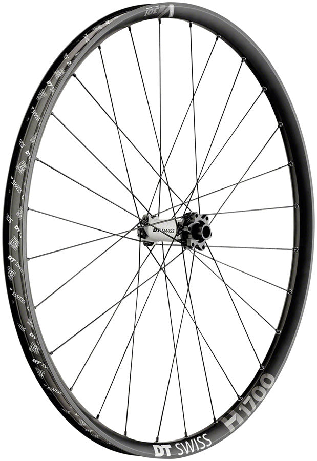 DT Swiss H 1700 Spline 30 Front Wheel 29" 15 x 110mm Boost 6-Bolt BLK Ebike