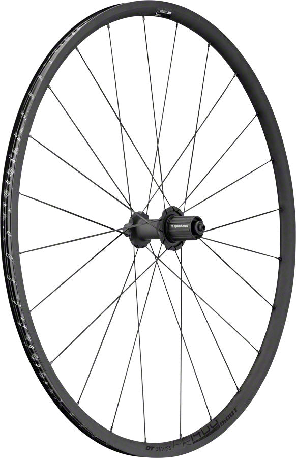 DT Swiss PR 1400 DICUT OXiC Rear Wheel - 700 QR x 130mm Rim Brake HG 11 BLK 21mm