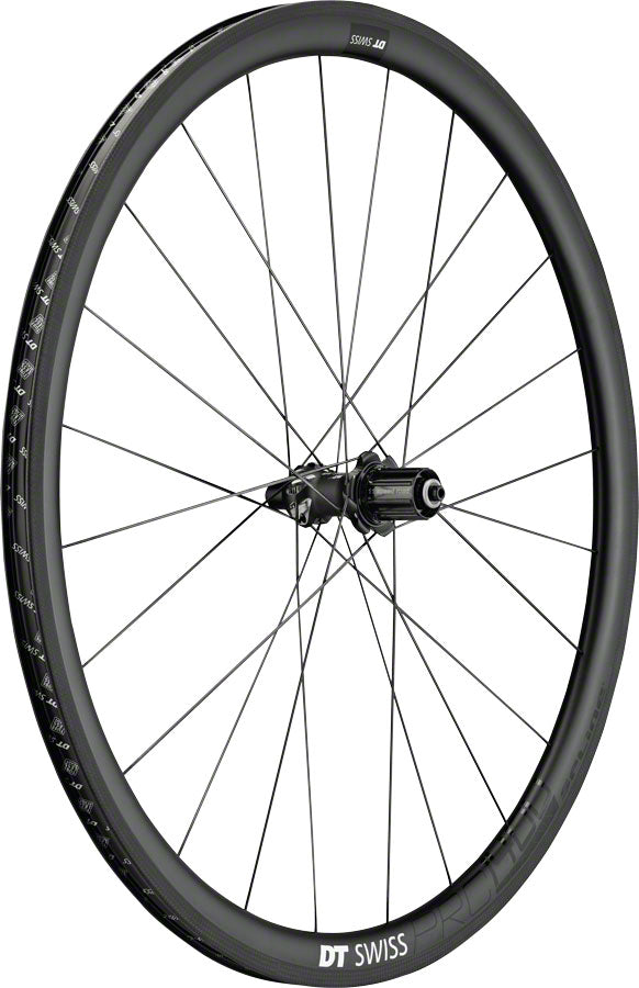 DT Swiss PRC 1400 Spline Rear Wheel - 700 QR x 130mm Rim Brake HG 11 Black