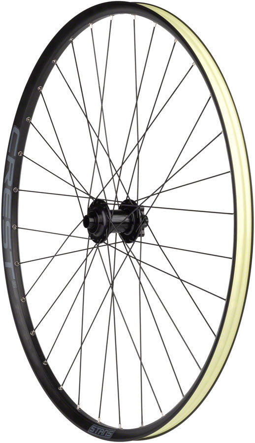 Stans Crest S2 Front Wheel - 29" 15 x 100mm 6-Bolt Black