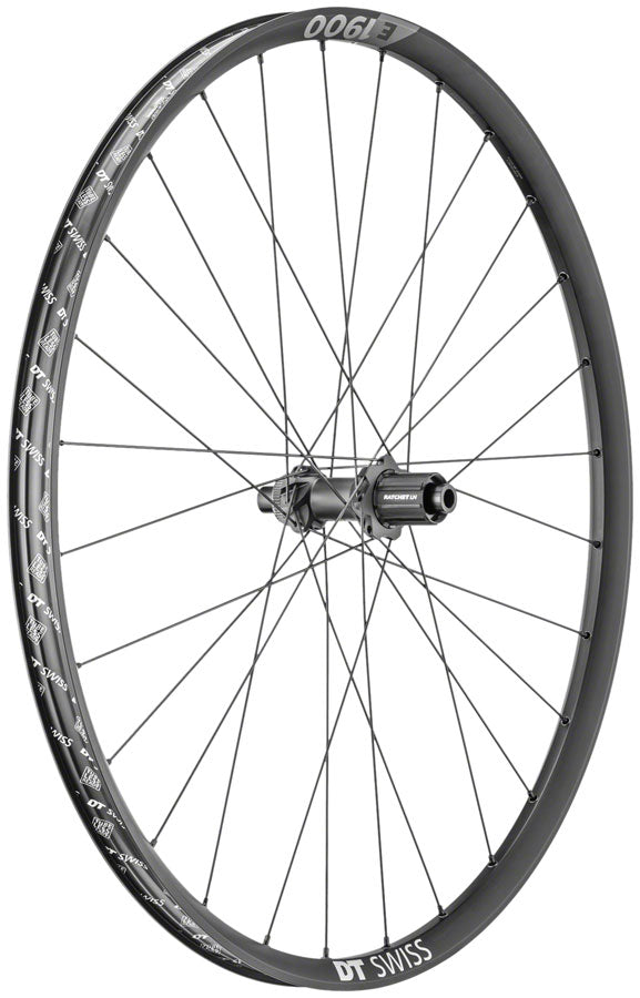 DT Swiss E 1900 Spline 30 Rear Wheel - 27.5" 12 x 148mm Center-Lock HG 11 MTN BLK