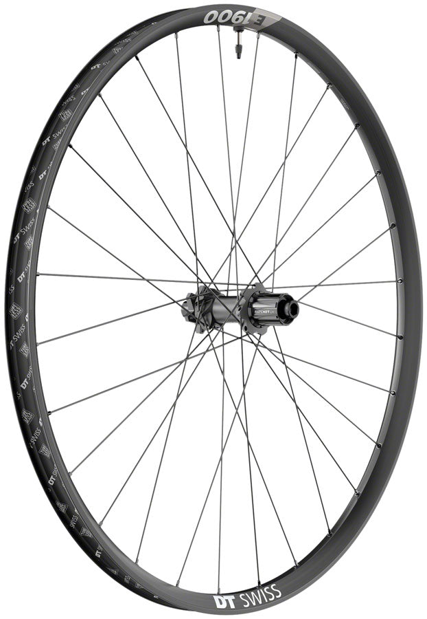 DT Swiss E 1900 Spline 30 Rear Wheel - 29" 12 x 148mm 6-Bolt HG 11 MTN Black