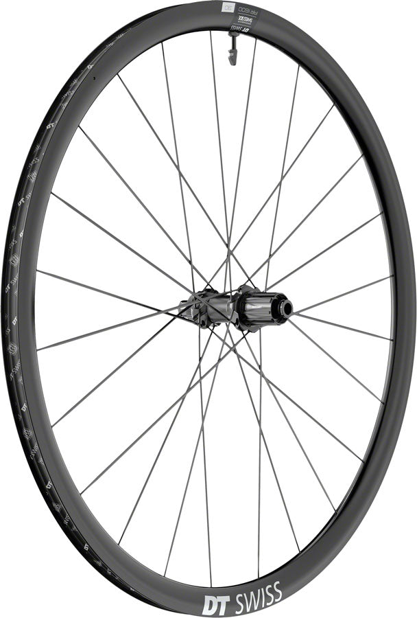 DT Swiss AR 1600 Spline 30 Rear Wheel - 700c 12 x 142mm Center-Lock HG 11 Road Ratchet 36 SL BLK