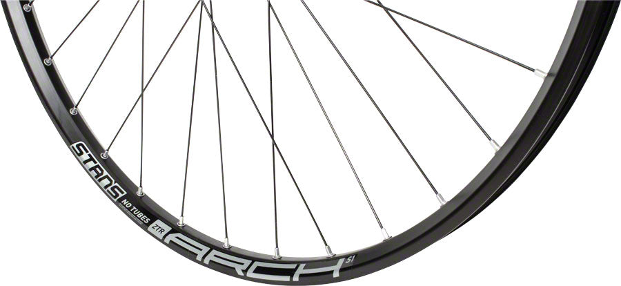 Stans No Tubes Arch S1 Front Wheel - 29" 15 x 100mm 6-Bolt Black