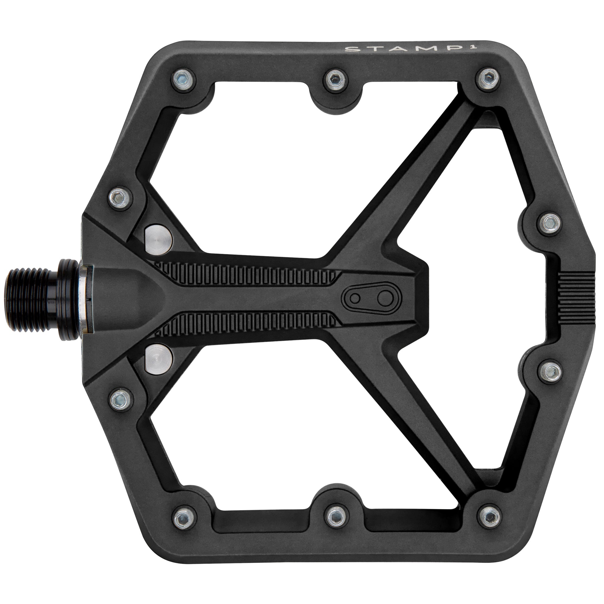 Crankbrothers Stamp 1 Gen 2 Pedals - Platform Composite 9/16" Black Large