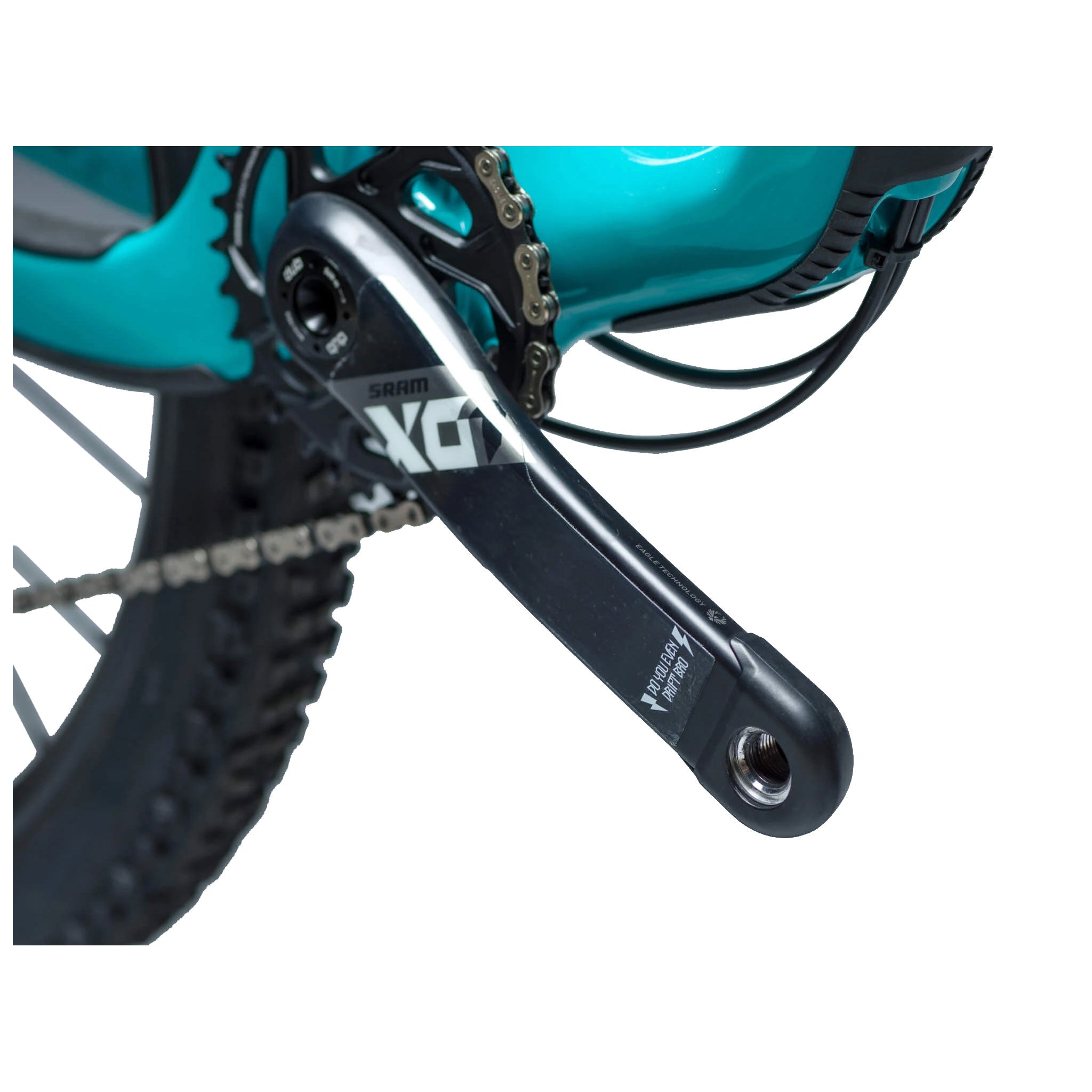 DYEDBRO Crank Guard Clear - 170mm