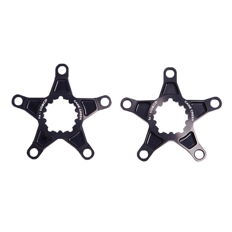 Cane Creek 5 bolt x 110bcd 1x Spider eeWings All-Road Cranks 3-Bolt Interface BLK