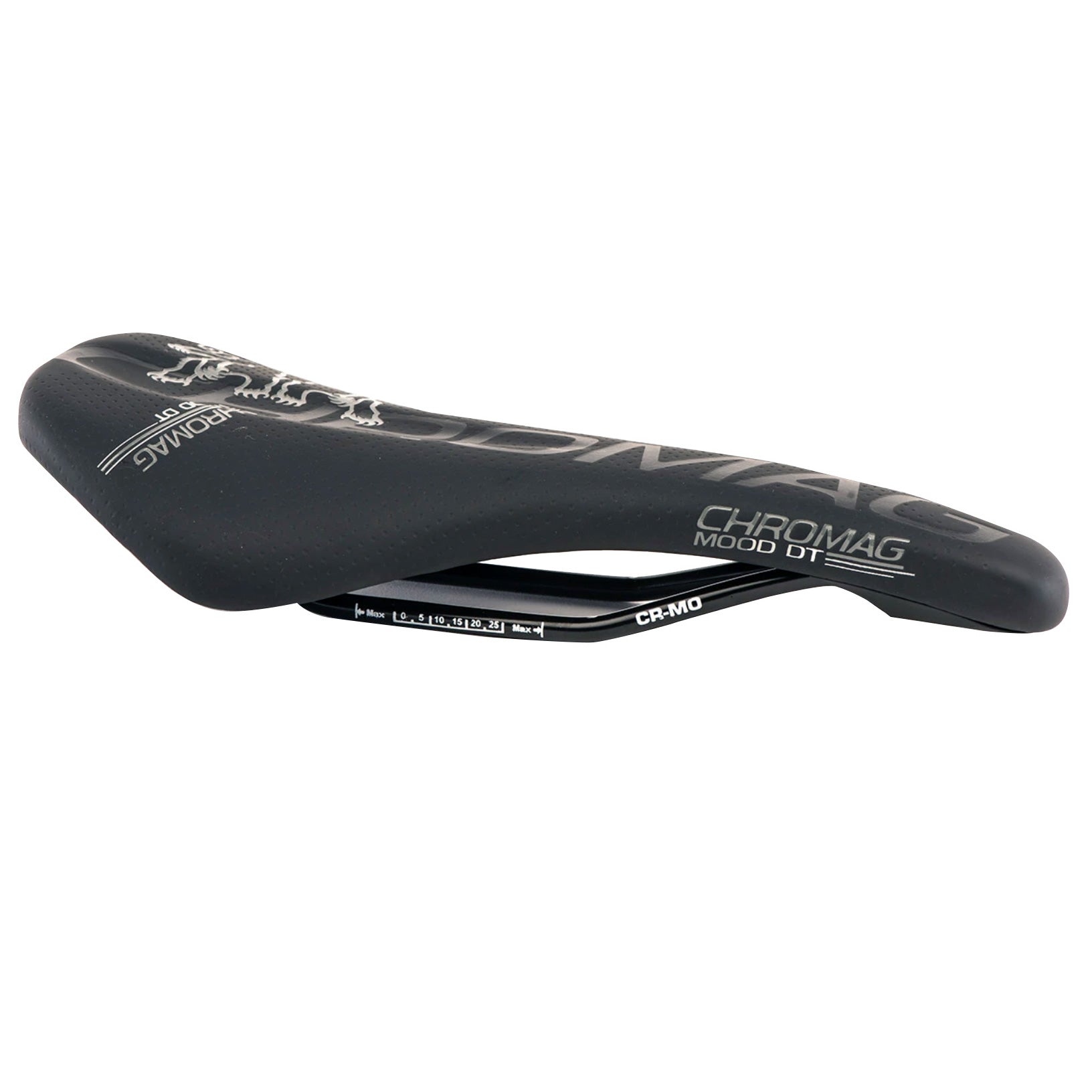 Chromag Mood DT Saddle CrMo Rails - Black/Gray