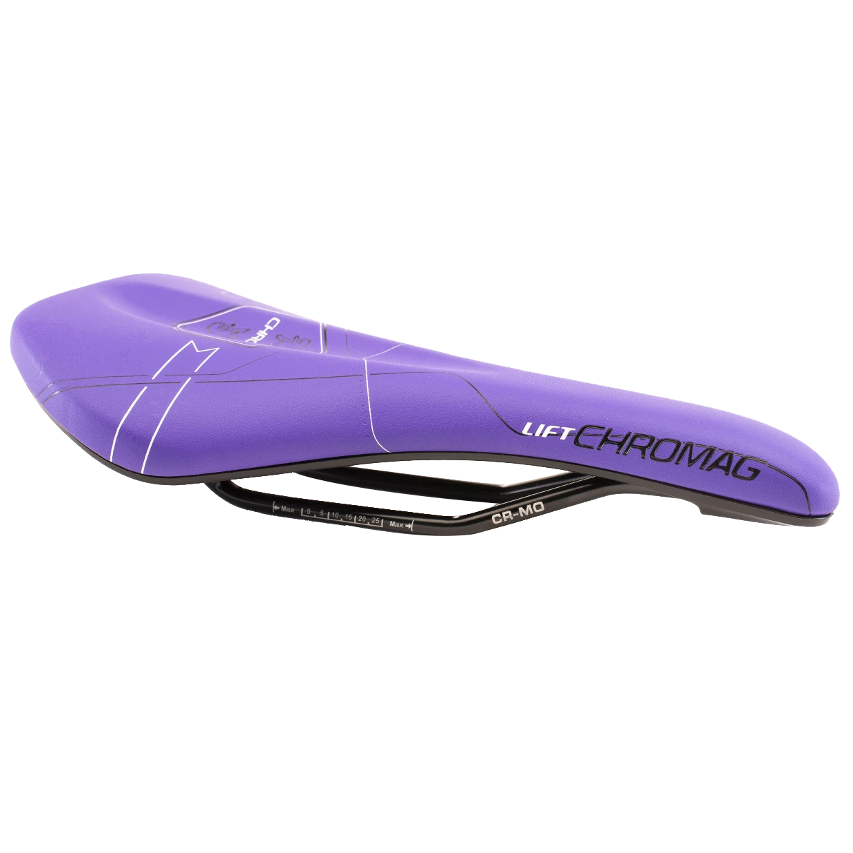 Chromag Lift Saddle Synth Top CrMo Rails - Purple