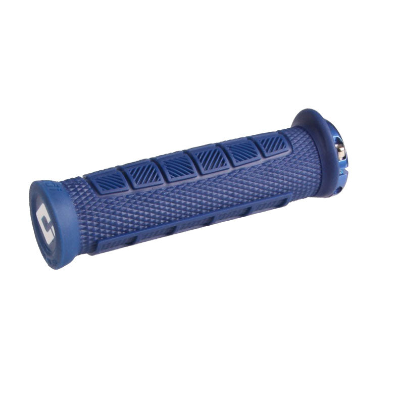 ODI Elite Pro V2.1 Grips - Blue Lock-On