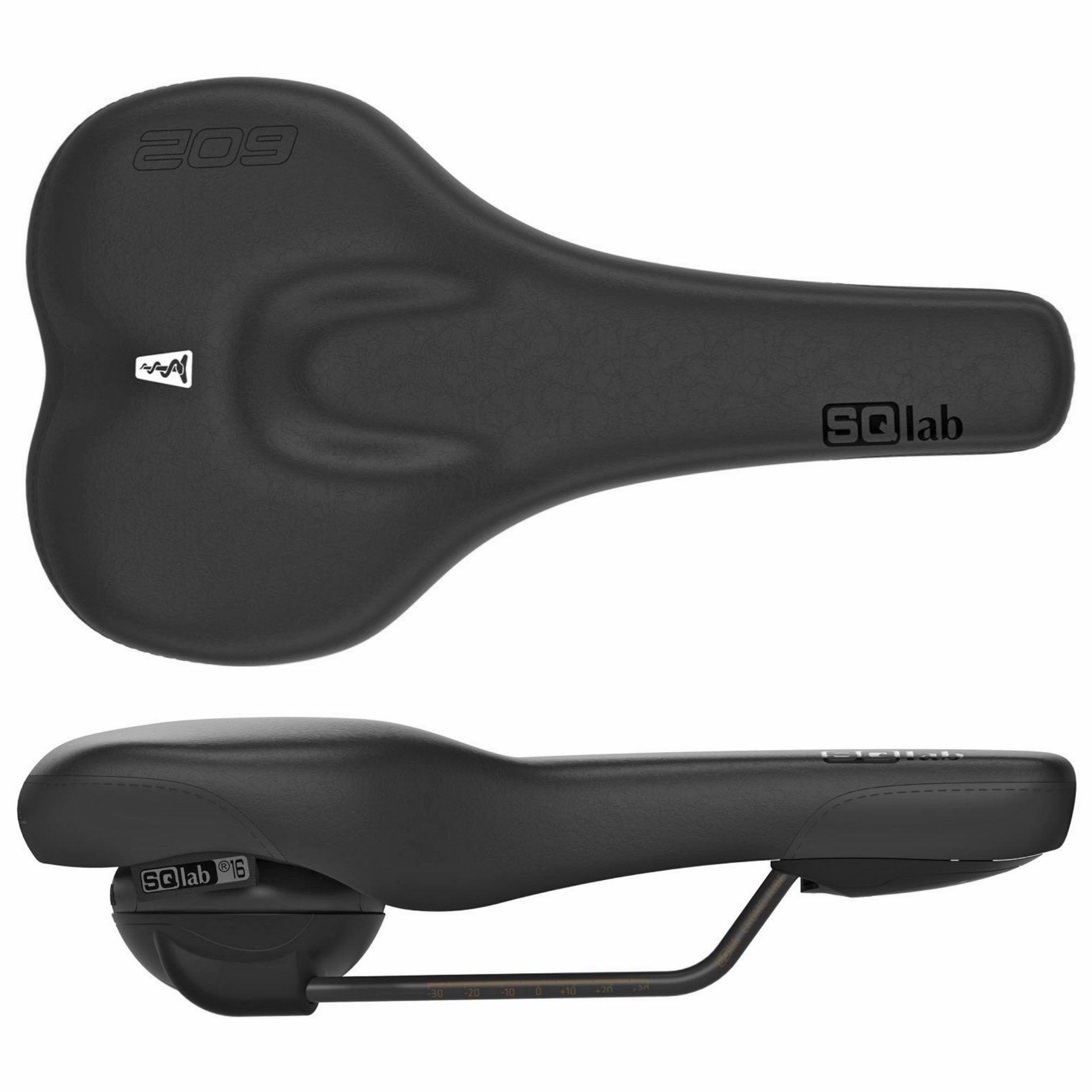 SQlab 602 M-D Active CrMo Rail 170* Saddle