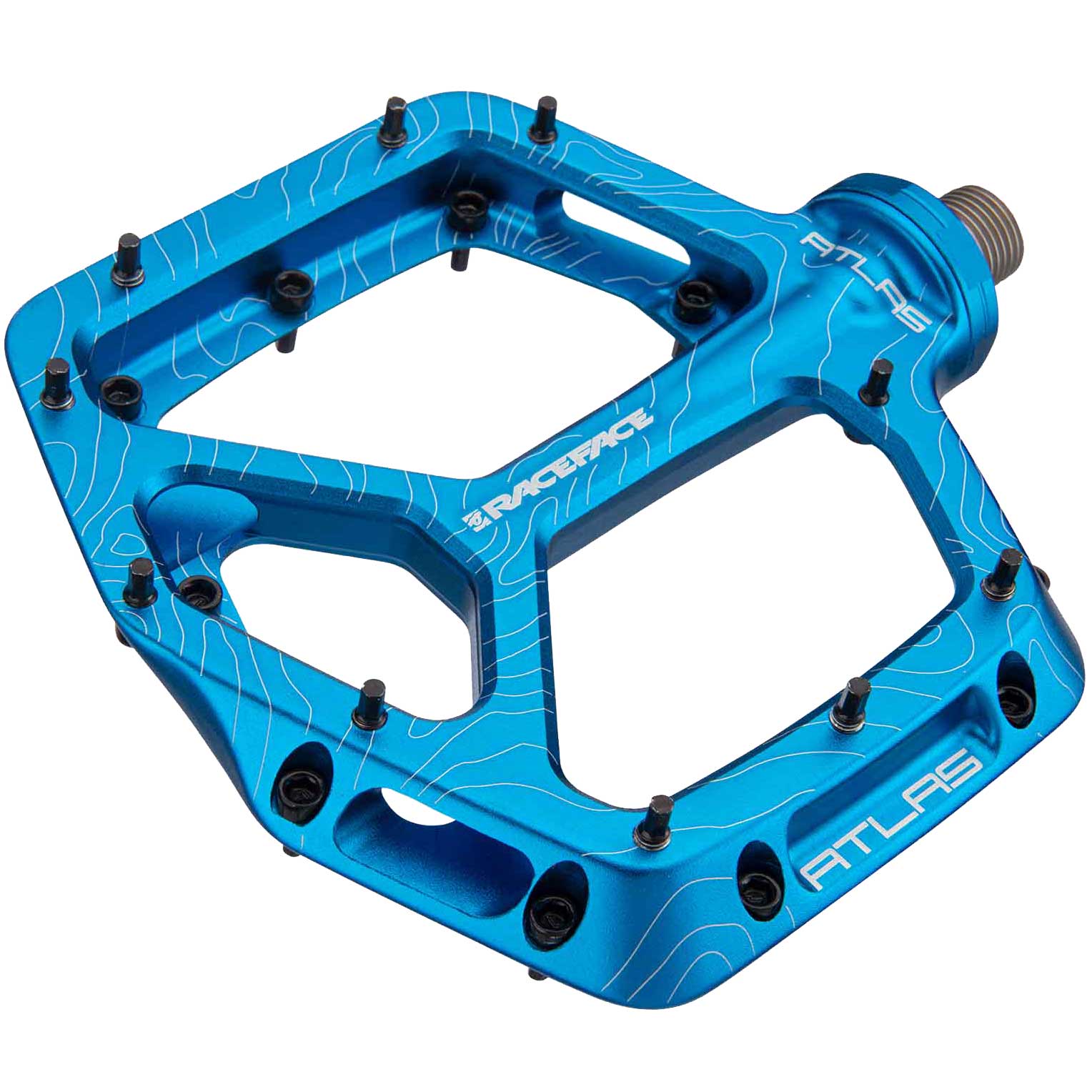 RaceFace Atlas Pedals - Platform Aluminum 9/16" Blue