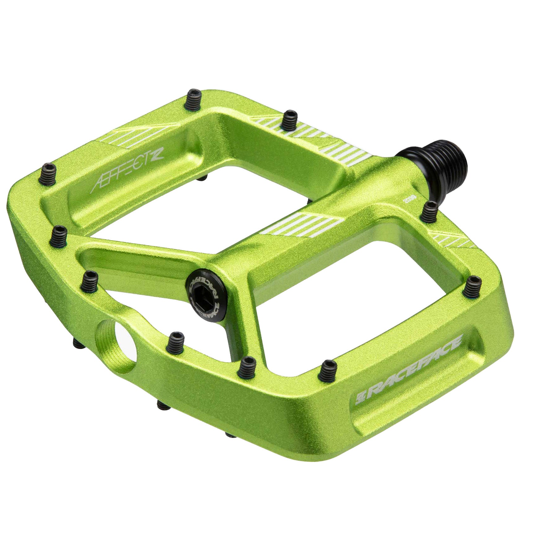 RaceFace Aeffect R Pedals - Platform Aluminum 9/16" Green