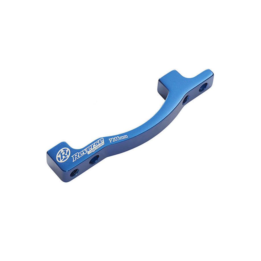 Reverse Disc Brake Adapter PM-PM 200 Front Blue