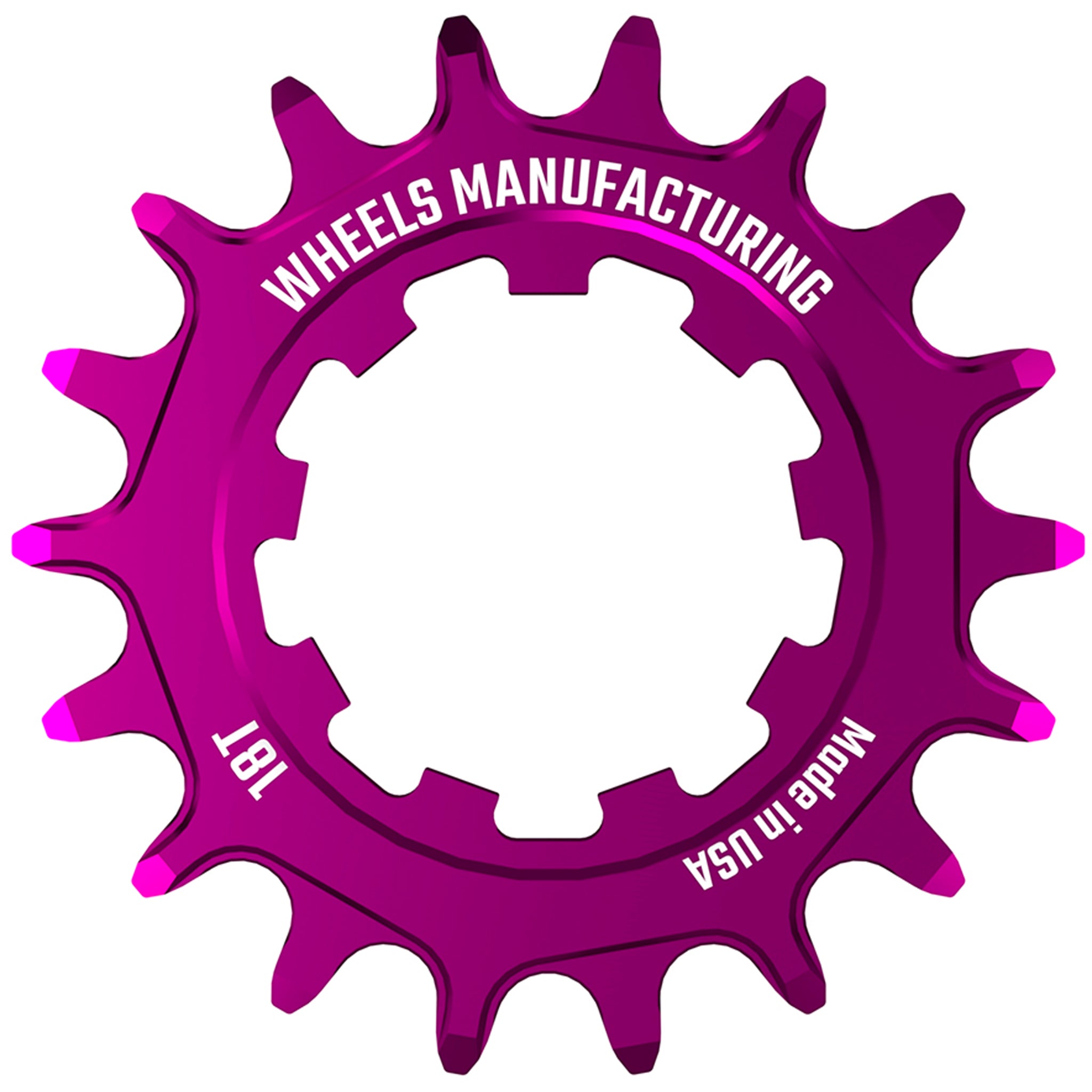 Wheels Manufacturing SOLO-SPEED Cog - 18t Fits SOLO-SPLINE SOLO-XD kits Purple